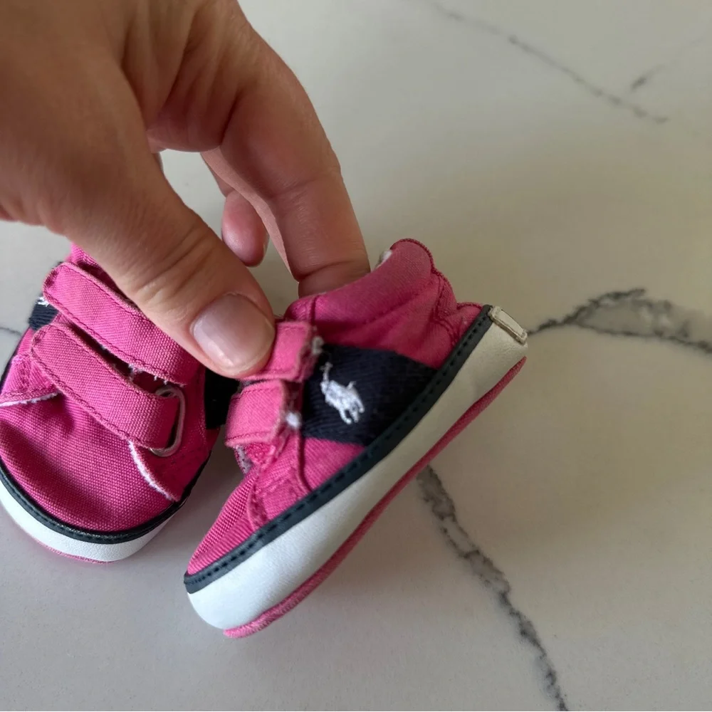 Ralph Lauren pink canvas